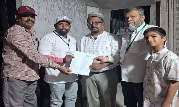 126، عثمان پورہ ، و اعظم پورہ اسمبلی حلقہ ملک پیٹ میں  ڈسٹری بیوشن آف اینموریشن فارمس کی تقسیم