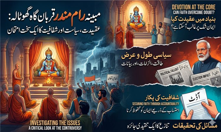 رام مندر میں مبینہ چڑھاوا گھوٹالہ: عقیدت، سیاست اور شفافیت کا کڑا امتحان