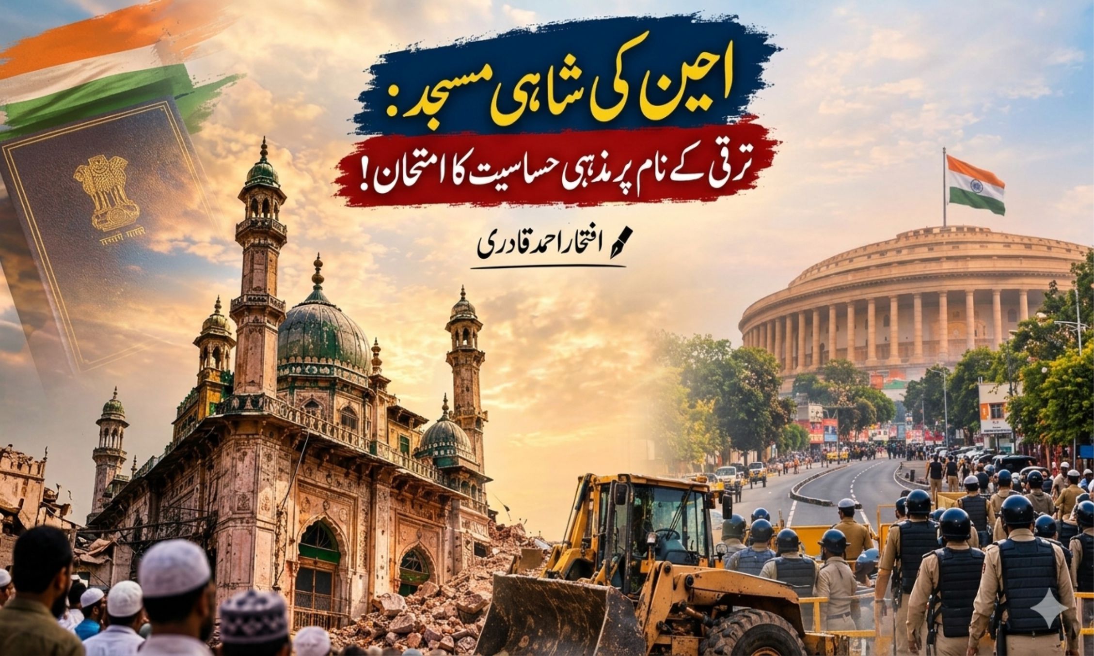 اجین کی شاہی مسجد:     ترقی کے نام پر مذہبی حساسیت کا امتحان!