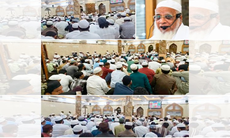 جمعیتہ علماء حلقہ عنبرپیٹ و مسجد زم زم کاعظیم الشان جلسہ عام سیرت محسن انسانیتﷺاورہماری ذمہ داریاں