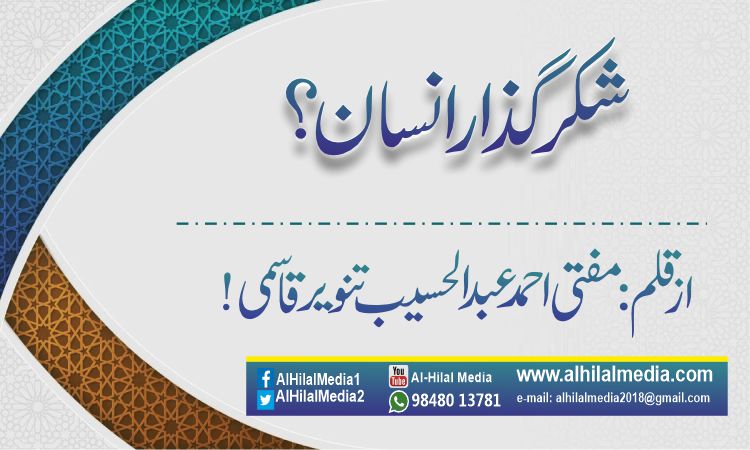 شکر گذار انسان ؟